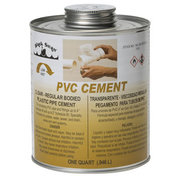 Black Swan PVC Cement (Clear) 1/4 pt. -RB 7000